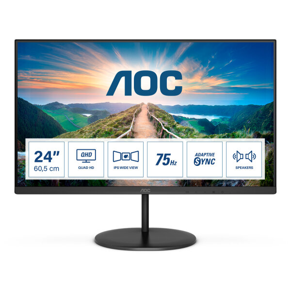 AOC 60,5cm (23,8") Q24V4EA   16:09 HDMI+DP IPS black