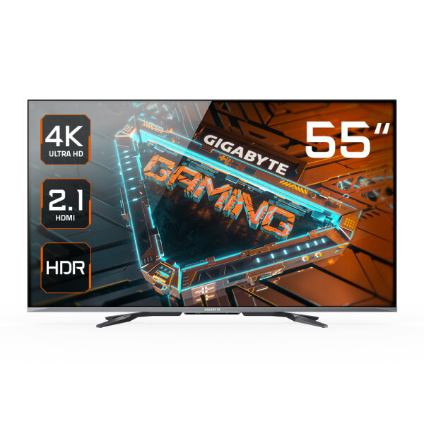 138.7cm (54.6") Gigabyte S55U VA HDR 4K 120Hz WiFi Android TV