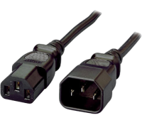 Equip Kaltgeräteverlängerung IEC C14 -> IEC...