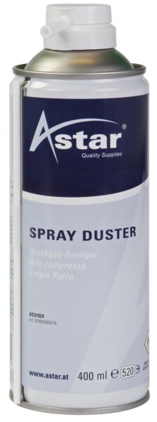Astar Compressed Air Spray 400ml Druckluft für PC Hardware Reinigung