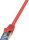 Logilink Patchkabel CAT6A  S/FTP AWG26 PIMF  0,25m rot