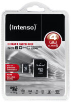 SD Card  4GB Intenso Class10