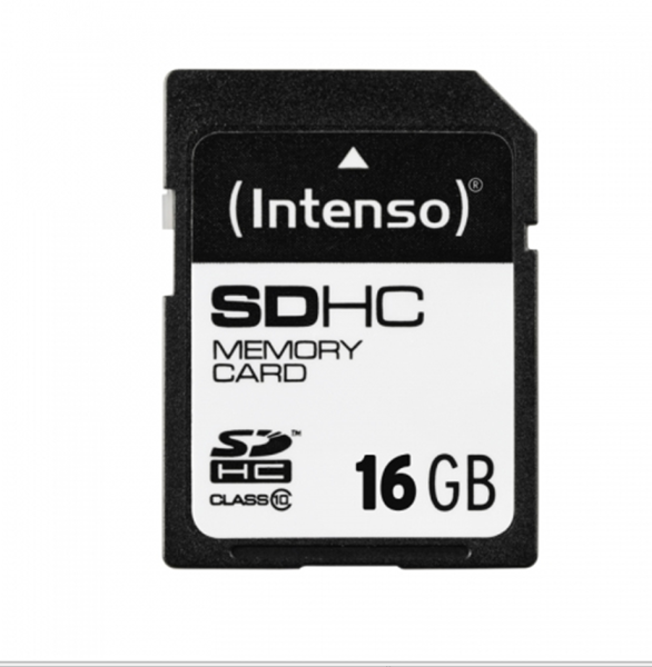SD Card 16GB Intenso Class10