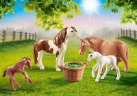 Playmobil Ponys mit Fohlen