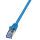 Logilink Patchkabel CAT6A  S/FTP AWG26 PIMF  0,25m blau