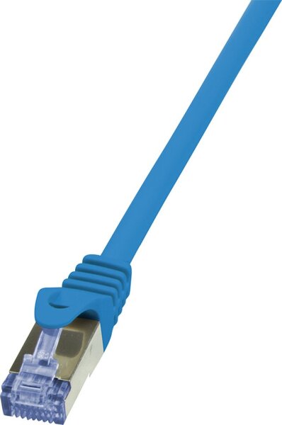 Logilink Patchkabel CAT6A  S/FTP AWG26 PIMF 10,00m blau