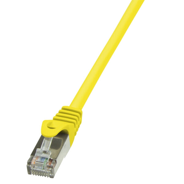 LL S/FTP CAT6a 7.5m gelb