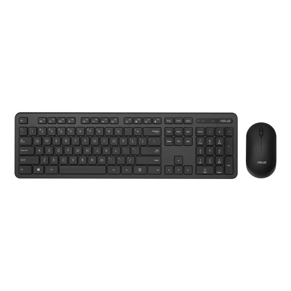 Asus CW100 kabelloses Tastatur-Maus-Set, dt.Layout, Schwarz