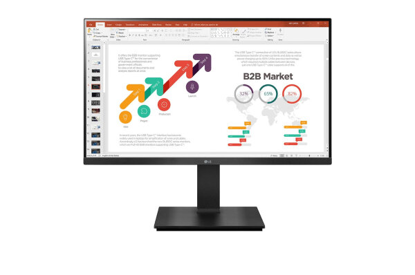 60.5cm(23.8")LG 24BP45SP-B