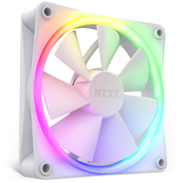 NZXT F Series F120 RGB 3er Set 120mm Lüfter LED-Steuerung Triple Pack 3 Stück white