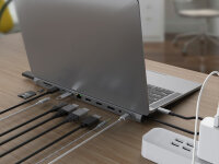 Conceptronic DONN17G laptop-dockingstation & portreplikator Kabelgebunden USB 3.2 Gen 1 (3.1 Gen 1) Type-C Grau