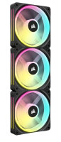 Corsair iCUE LINK QX120 Black 3er Set RGB 120mm Lüfter LED-Steuerung Case Fan Pack 3 Stück schwarz