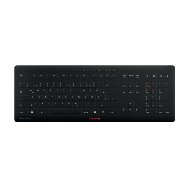 Cherry TAS STREAM PROTECT KEYBOARD Wireless DE-L