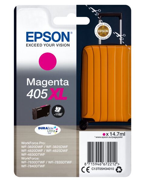 Patrone Epson 405 magenta XL                           T05H3