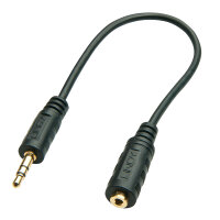 Lindy 35699 Audio-Kabel 20 m 3.5mm 2.5mm Schwarz