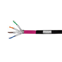 Logilink Erdverlegekabel S/FTP Cat7 AWG23 1000MHz schw. 100m