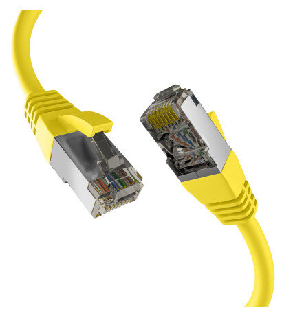 EFB CAT8.1 GELB 1m RJ45 PATCHKABEL S/FTP PIMF