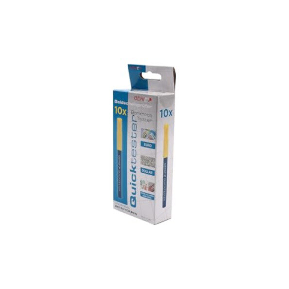 GENIE Geldschein Quicktester 10er Pack