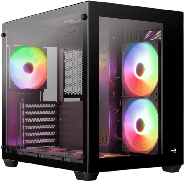 AeroCool BK-V1 Dryft Mini Tower 45l Black Edition