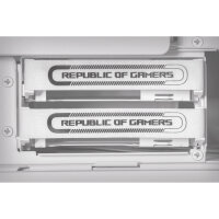 ASUS ROG GR701 Hyperion EATX Gehäuse 112.86l Volumen Alu Mesh LED-Steuerung 4 Lüfter white