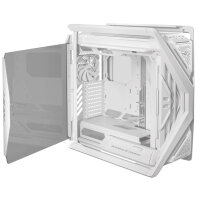 ASUS ROG GR701 Hyperion EATX Gehäuse 112.86l Volumen Alu Mesh LED-Steuerung 4 Lüfter white