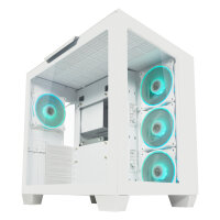 LC-Power Gaming 807W Stormwatch X Window White Edition