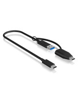 USB Adapterkabel IcyBox USB3.2(Gen2) Type-C zu Type...
