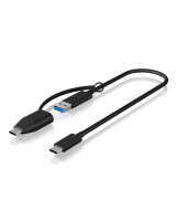 USB Adapterkabel IcyBox USB3.2(Gen2) Type-C zu Type A&C 35cm