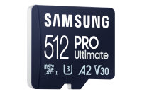 SD MicroSD Card 512GB Samsung SDXC PRO Ulti.(Class10) Adap retail