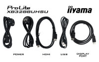 IIYAMA 80,0cm (31,5") XB3288UHSU-B5  16:9   2xHDMI+DP+USB VA retail