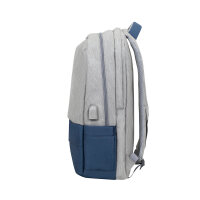 Riva NB Rucksack Prater        17.3"      grau/d.blau  7567