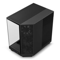 NZXT H6 Flow All Black Edition Midi-Tower Case ATX Mehrkammerdesign 3x 120mm Lüfter schwarz