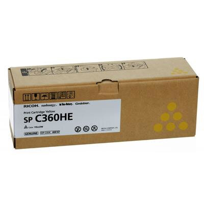 Ricoh Toner SP C360HE   yellow     5000 Seiten        408187