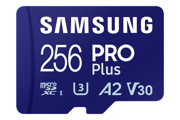 SD MicroSD Card 256GB Samsung SDXC PRO Plus (2023)(CL10) retail