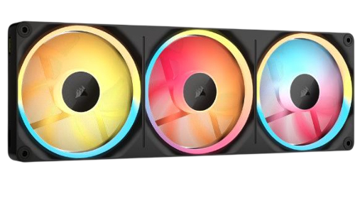 Corsair LX-R RGB Series iCUE LINK LX360-R RGB 360mm RGB Fan Triple Fan Black