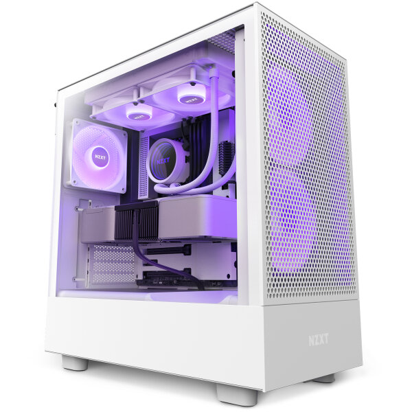 NZXT H5 Flow RGB All White