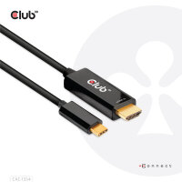 Club3D HDMI-Kabel A -> USB-C aktiv      4K60Hz       1,8m retail
