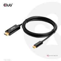 Club3D HDMI-Kabel A -> USB-C aktiv      4K60Hz       1,8m retail