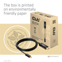 Club3D HDMI-Kabel A -> USB-C aktiv      4K60Hz       1,8m retail