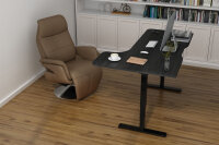 DIGITUS Schreibtischgestell elektr. DualMotor sch. Max.100KG