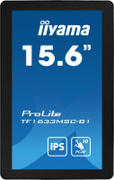 IIYAMA 39.5cm (15,6") TF1633MSC-B1  16:9 M-Touch HDMI+DP bl. retail