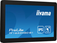 IIYAMA 39.5cm (15,6") TF1633MSC-B1  16:9 M-Touch HDMI+DP bl. retail