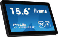 IIYAMA 39.5cm (15,6") TF1633MSC-B1  16:9 M-Touch HDMI+DP bl. retail