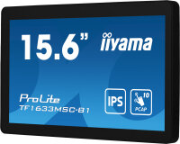 IIYAMA 39.5cm (15,6") TF1633MSC-B1  16:9 M-Touch HDMI+DP bl. retail