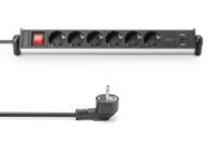 DIGITUS 6-fach Office-Steckdosenleiste mit 3xUSB-Anschlüssen