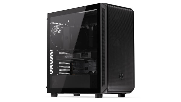 Endorfy Arx 700 Air Tempered Glass Black Edition Midi-Tower 52.3l Volumen 4x 140mm Lüfter Meshfront schwarz