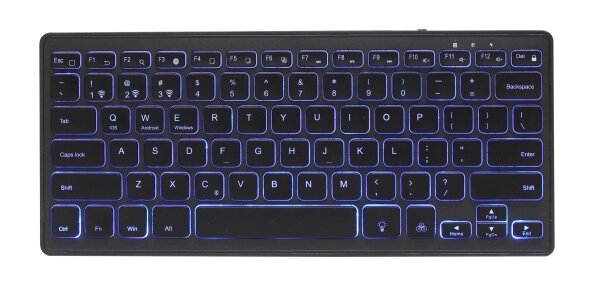 gembird Tastatur Kabellos Slimline mit Bluetooth Technologie