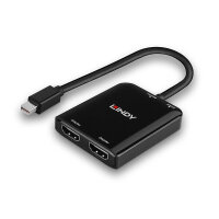 LINDY Mini DisplayPort auf 2 Port HDMI MST Hub
