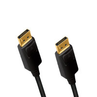Logilink DisplayPort-Kabel, DP/M  4K/60 Hz CCS schw. 2 m