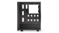 Endorfy Ventum 200 ARGB Black Edition ATX Midi-Tower 4x 120mm Lüfter 35.45l Volumen LED-Steuerung schwarz